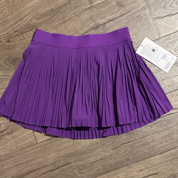 lululemon athletica Dresses & Skirts - Lulu Purple Pleated Mini Skirt - Women's Skirt